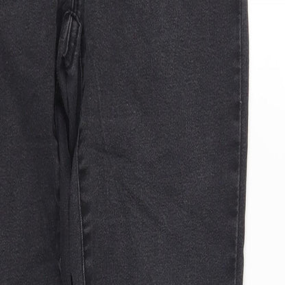 Womens UK Size 10 Denim & Co. Regular Fit Skinny Black Jeans