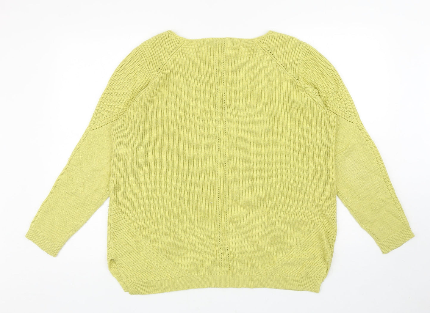 Womens UK Size 18 Principles Green Pullover Jumper