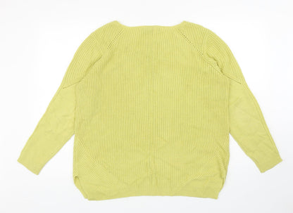 Womens UK Size 18 Principles Green Pullover Jumper