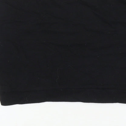 PEP Girls Black Colourblock Cotton Pullover Sweatshirt Size 7-8 Years Pullover - Inspire