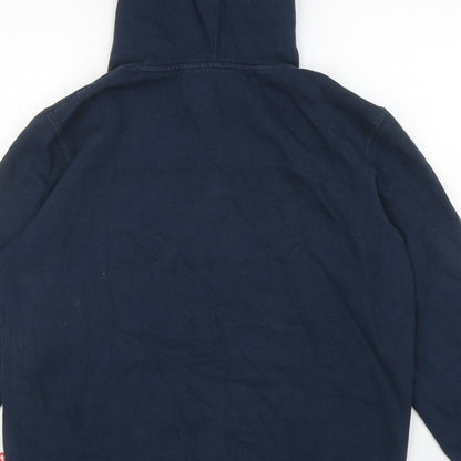 RWC Shop Boys Blue Cotton Pullover Hoodie Size M Pullover - Rugby World Cup 2019