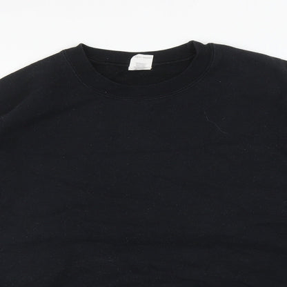 Gildan Womens Black Cotton Pullover Sweatshirt Size XL Pullover - Bee