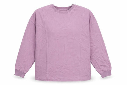 Papaya Womens Purple Polyester Pullover Sweatshirt Size M Pullover