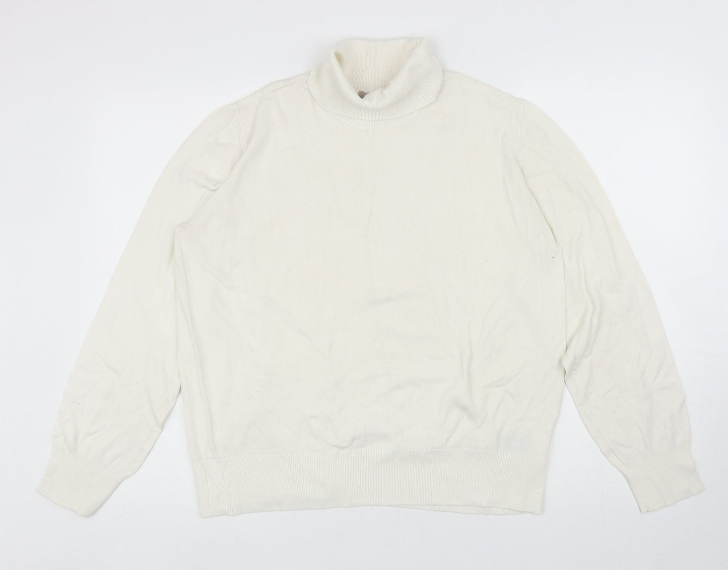 Womens UK Size XL H&M Ivory Pullover Jumper
