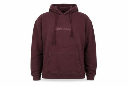 Not Only Mens Purple Cotton Pullover Hoodie Size S - Not Only