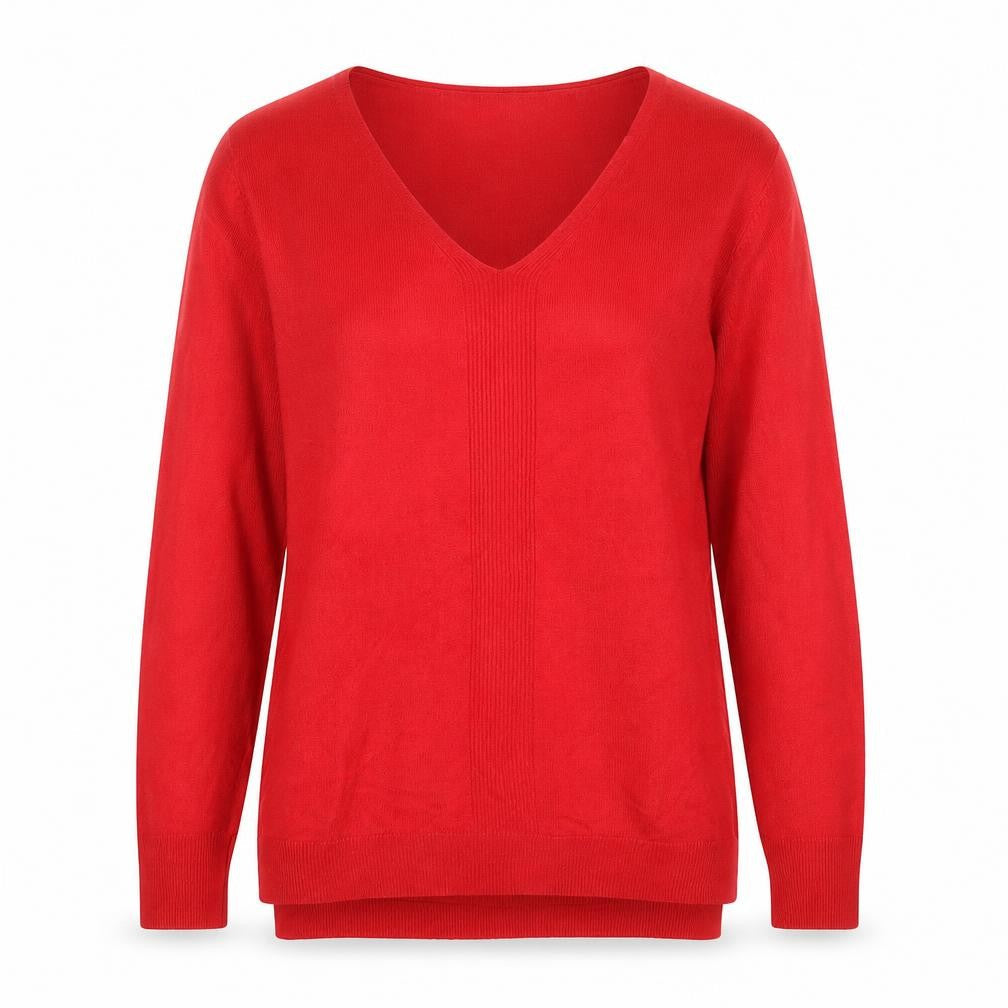 Womens UK Size S Primark Red Pullover Jumper
