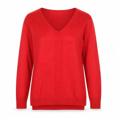 Womens UK Size S Primark Red Pullover Jumper