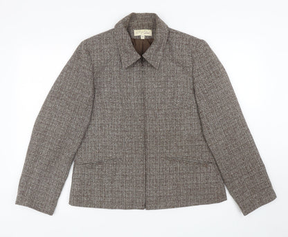 Womens UK Size 12 EWM Brown Jacket