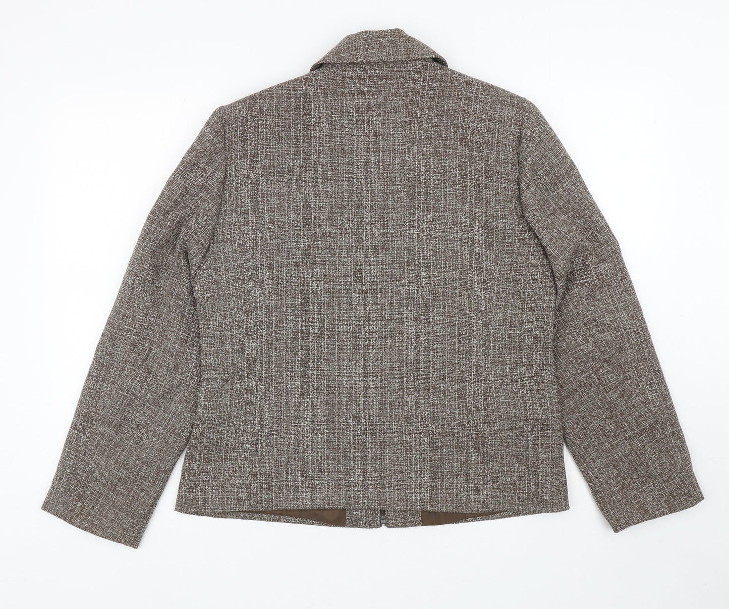 Womens UK Size 12 EWM Brown Jacket