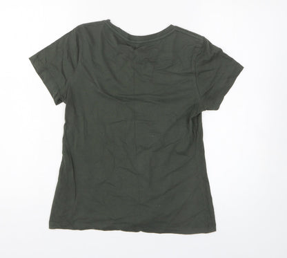 Timbuk2 Mens Green Cotton T-Shirt Size M Round Neck