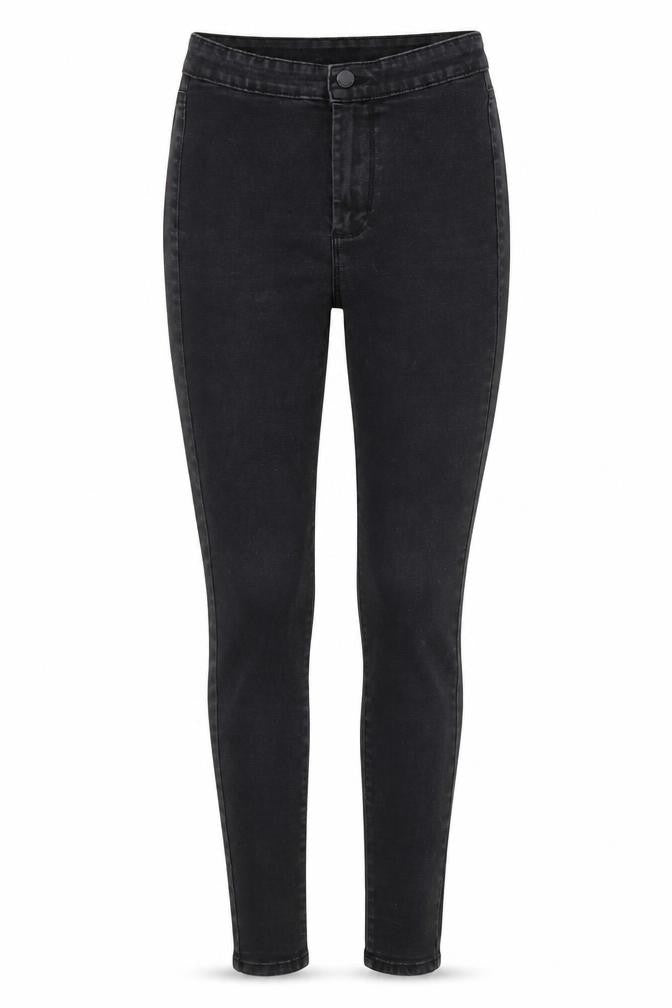 Womens UK Size 8 Denim & Co. Regular Fit Skinny Black Jeans