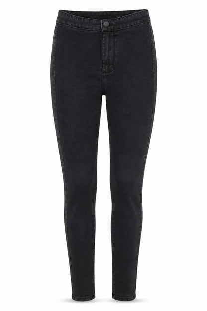 Womens UK Size 8 Denim & Co. Regular Fit Skinny Black Jeans