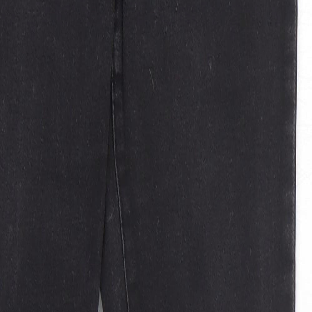 Denim & Co. Womens Black Cotton Skinny Jeans Size 8 L30 in Regular Zip