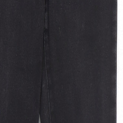Denim & Co. Womens Black Cotton Skinny Jeans Size 8 L30 in Regular Zip