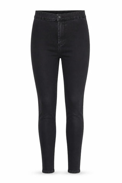 Womens UK Size 8 Denim & Co. Black Skinny Jeans