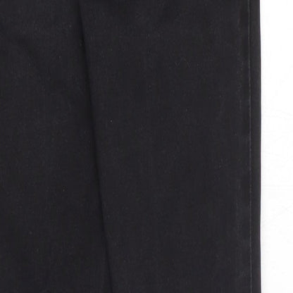 Denim & Co. Womens Black Cotton Skinny Jeans Size 8 L31 in Regular Zip