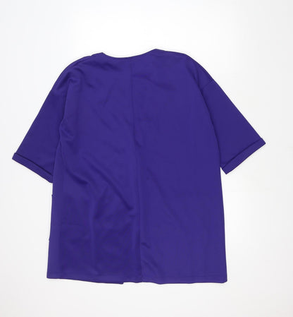 Girls On Film Womens Blue Jacket Blazer Size 12 - Formal wear