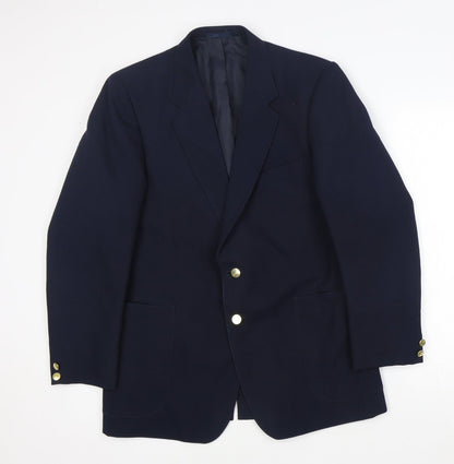 Mens UK Size M Preworn  Blue Suit Jacket