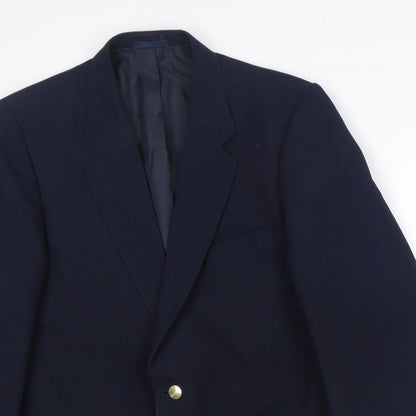 Mens UK Size M Preworn  Blue Suit Jacket