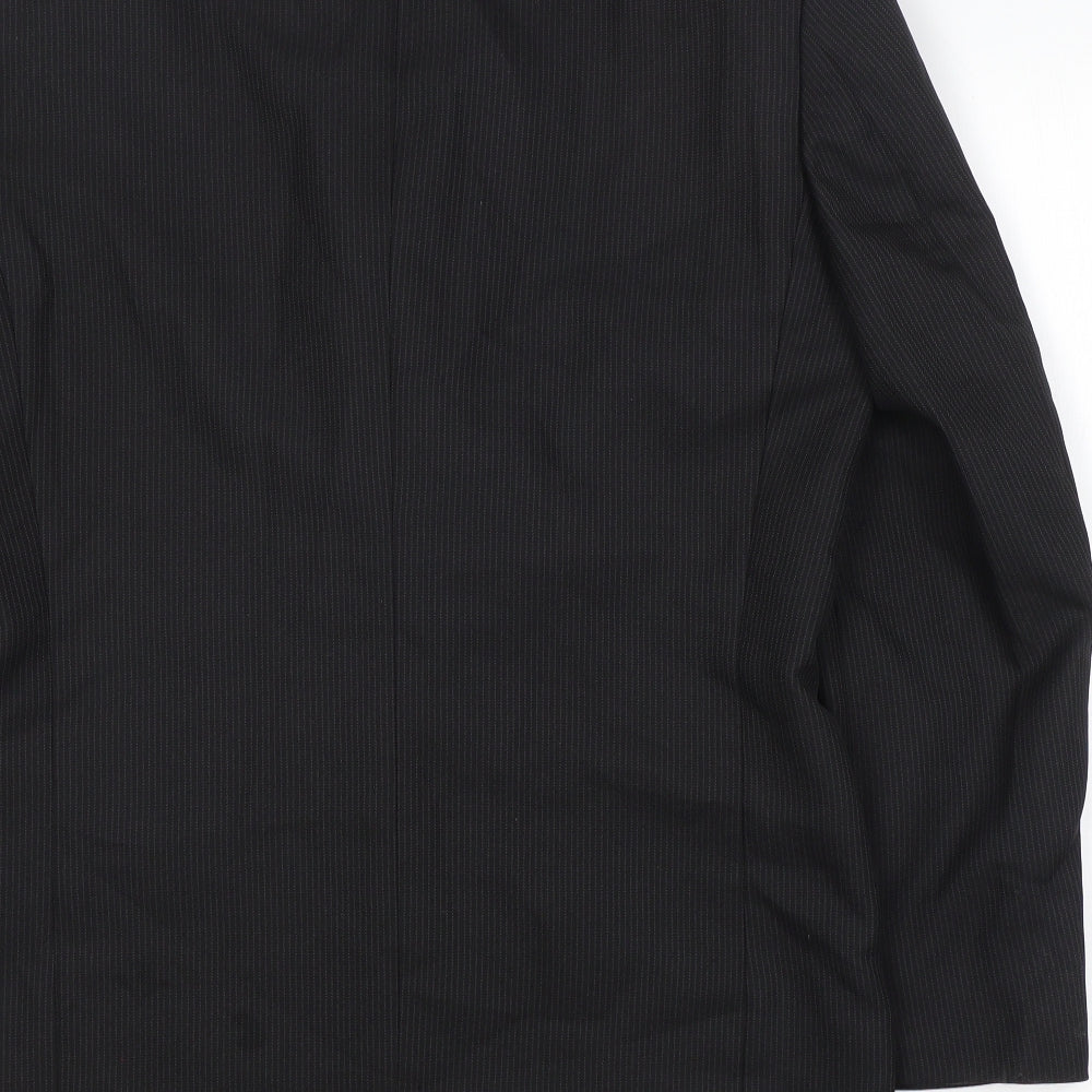 Mens UK Size 38 Zantos Regular Black Suit Jacket