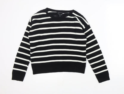 Womens UK Size 8 New Look Black Pullover Jumper