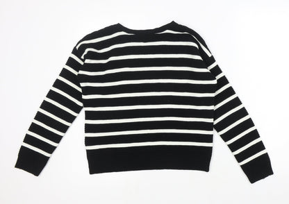 Womens UK Size 8 New Look Black Pullover Jumper