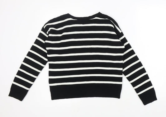 Womens UK Size 8 New Look Black Pullover Jumper
