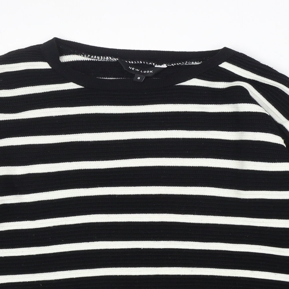 Womens UK Size 8 New Look Black Pullover Jumper