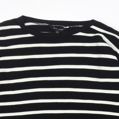 Womens UK Size 8 New Look Black Pullover Jumper