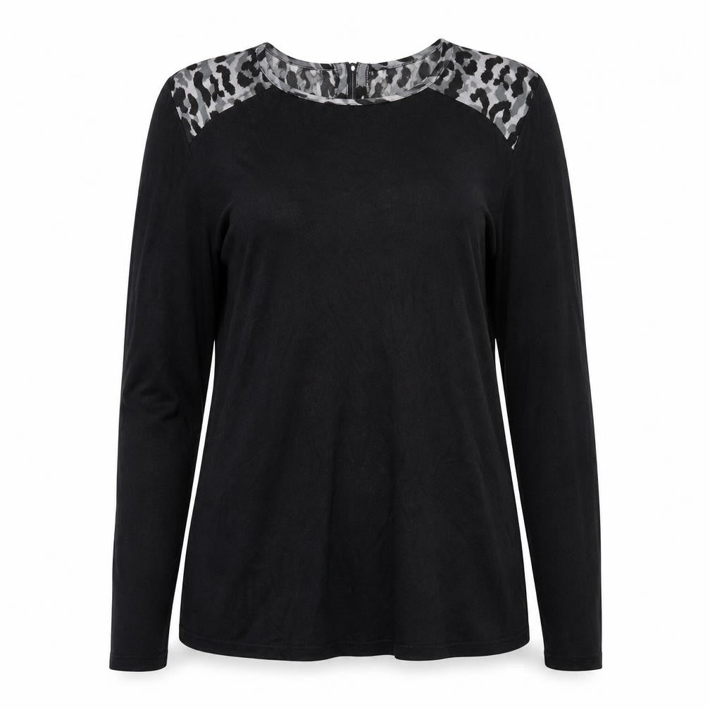 Womens UK Size 10 NEXT Black Basic Blouse