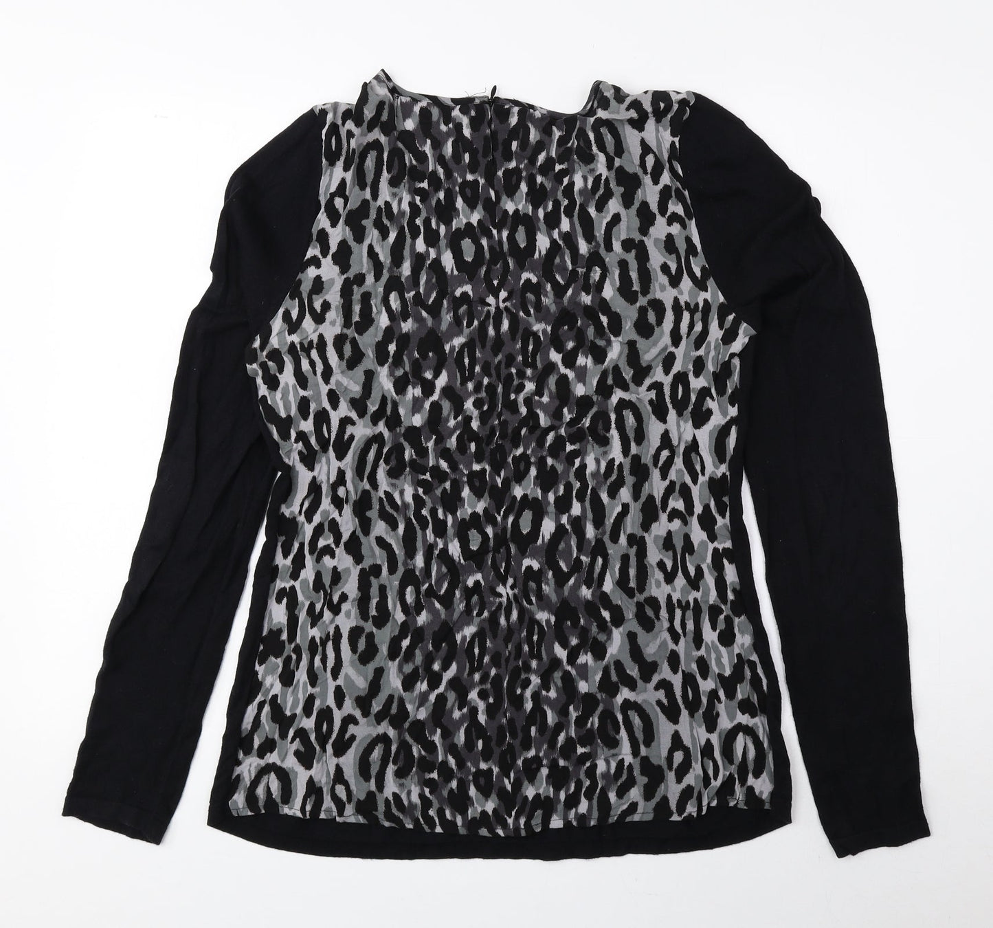 Womens UK Size 10 NEXT Black Basic Blouse