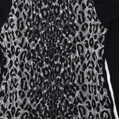 Womens UK Size 10 NEXT Black Basic Blouse