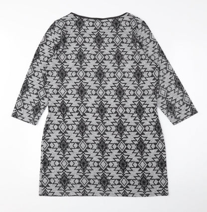 Womens UK Size 14 Marks and Spencer Grey Pullover Jumper