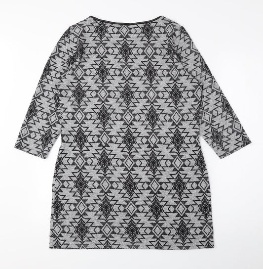 Womens UK Size 14 Marks and Spencer Grey Pullover Jumper