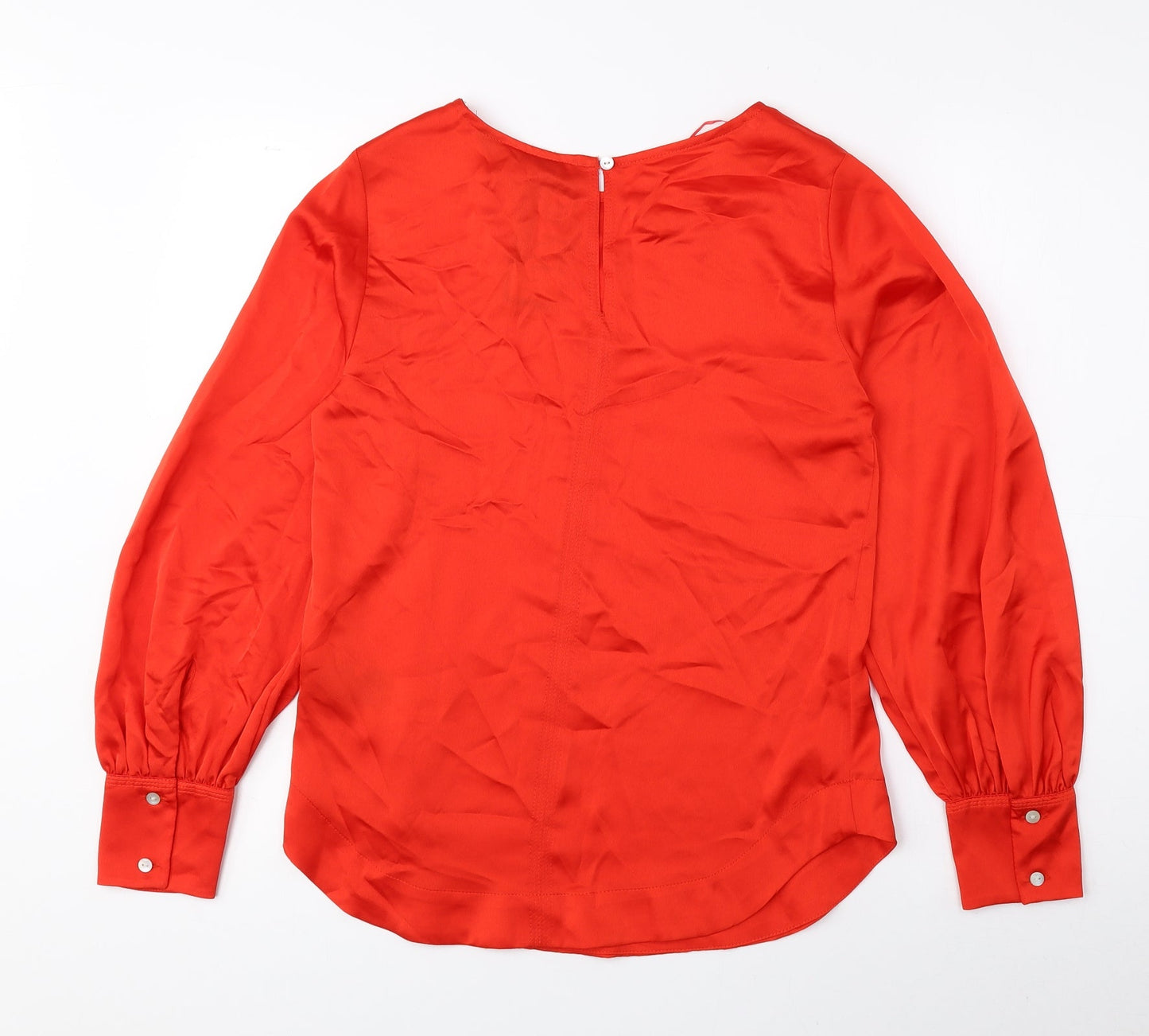 Womens UK Size 6 Marks and Spencer Red Basic Blouse