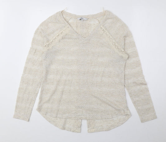 Womens UK Size 12 NEXT Beige Pullover Jumper
