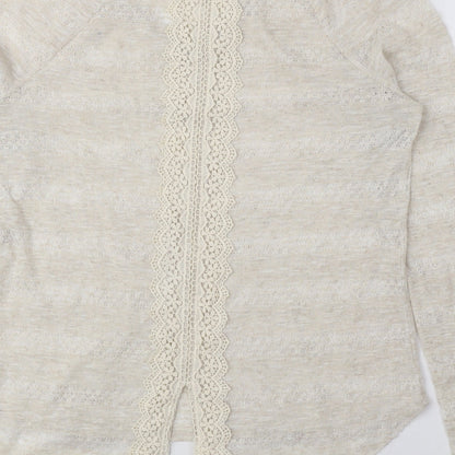 Womens UK Size 12 NEXT Beige Pullover Jumper