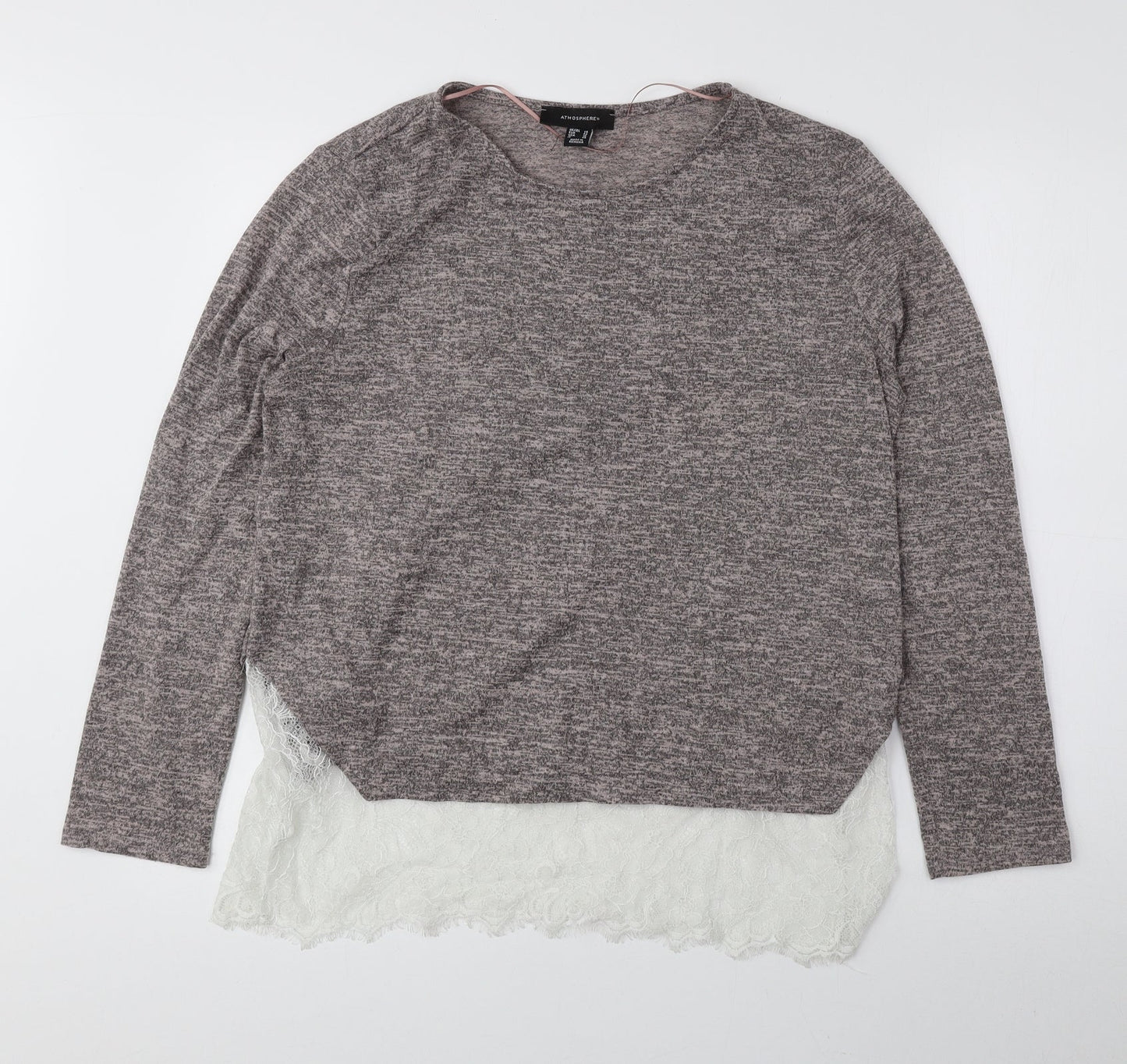 Womens UK Size 14 Atmosphere Grey Pullover Jumper