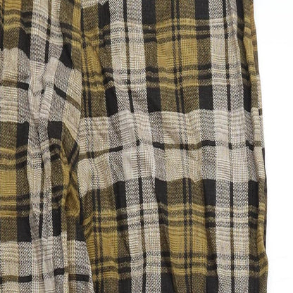 Womens UK Size 10 PRETTYLITTLETHING Regular Fit  Yellow Trousers