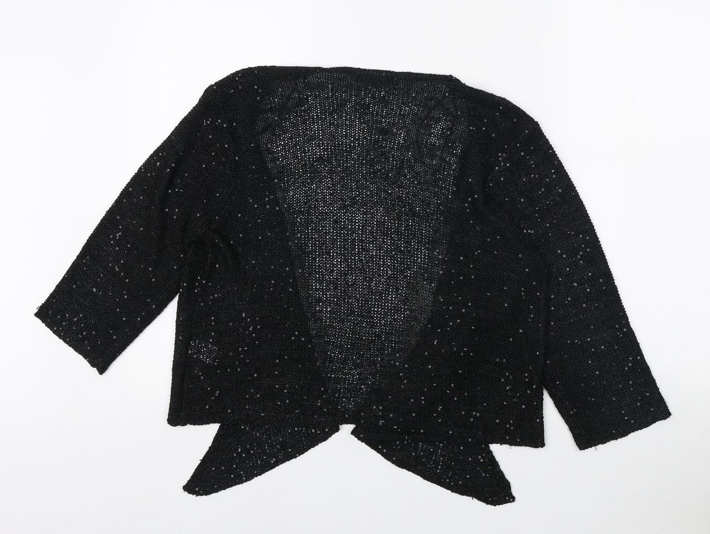 Womens UK Size M Bonmarché Black Cardigan Jumper