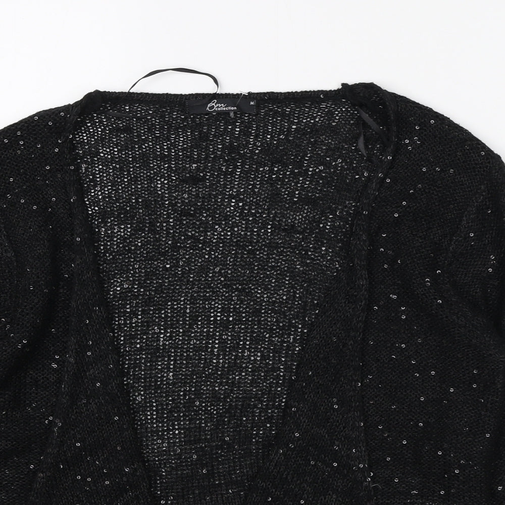 Womens UK Size M Bonmarché Black Cardigan Jumper
