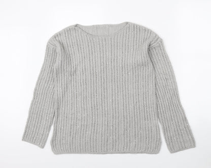 Womens UK Size M NEXT Grey Pullover Jumper