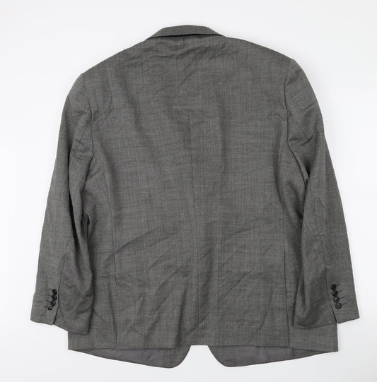 Mens UK Size  Fellini Regular Black Suit Jacket