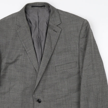 Mens UK Size  Fellini Regular Black Suit Jacket