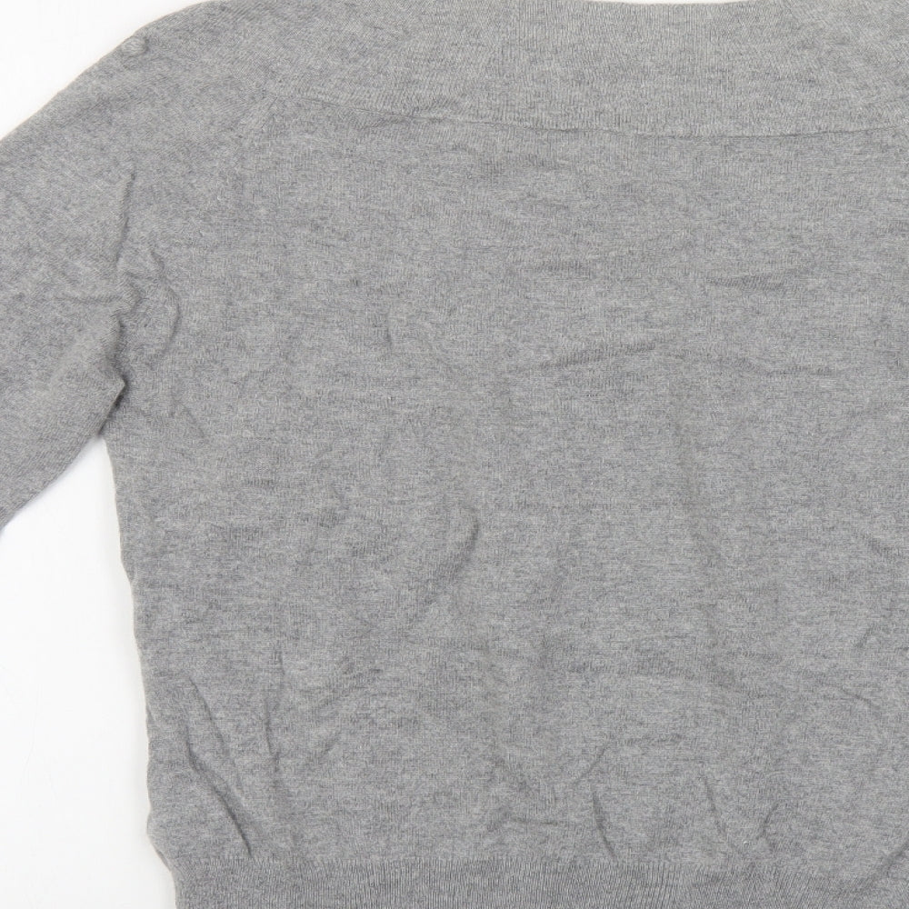 Womens UK Size 12 Marks and Spencer Grey Pullover Jumper
