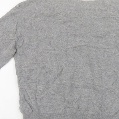 Womens UK Size 12 Marks and Spencer Grey Pullover Jumper