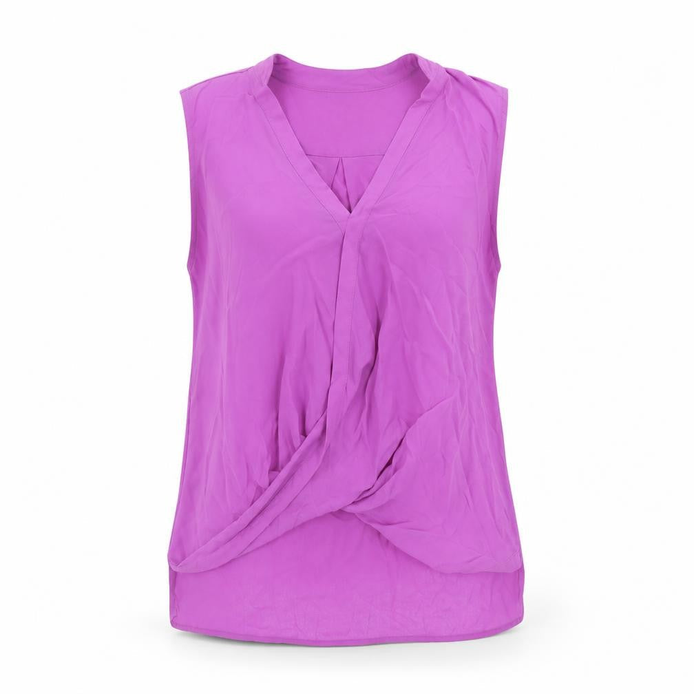 Womens UK Size 12 River Island Purple Basic Blouse