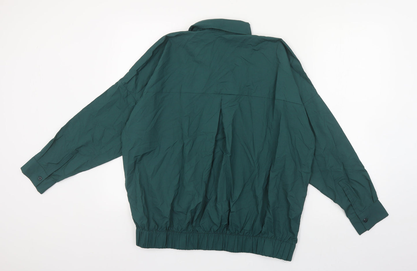 Womens UK Size M Khaadi Green Basic Button-Up