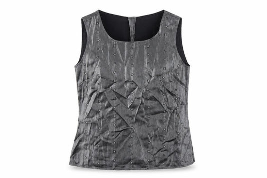 Womens UK Size 16 Platinum Silver Basic Tank