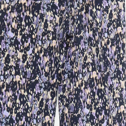 Great Plains Womens Multicoloured Geometric Cotton Trousers Size 10 L26 in Regular Zip